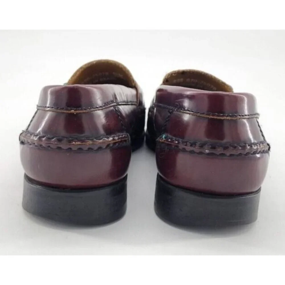 Johnston & Murphy Burgundy Leather Tasseled‎ Loafers Shoe Men’s US Size 10M